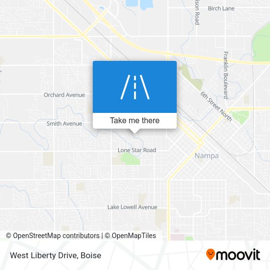 Mapa de West Liberty Drive