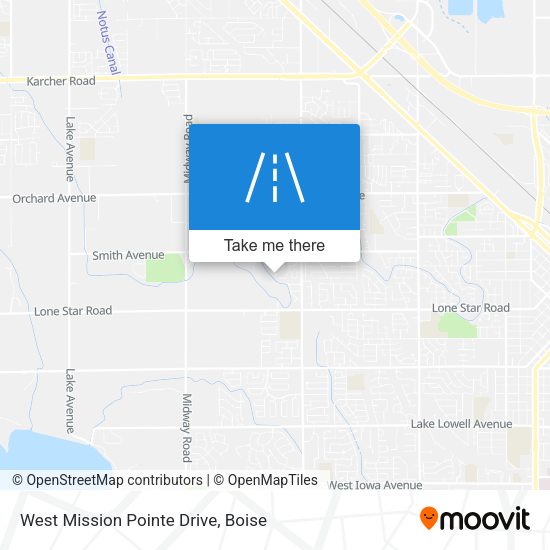 Mapa de West Mission Pointe Drive
