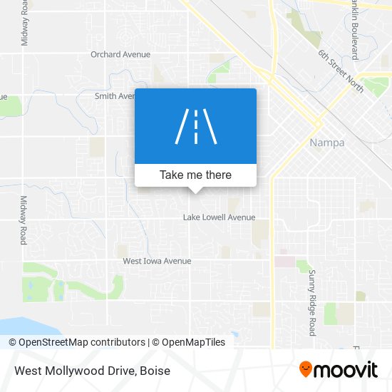 West Mollywood Drive map