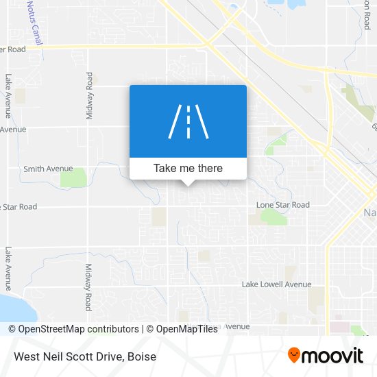 West Neil Scott Drive map