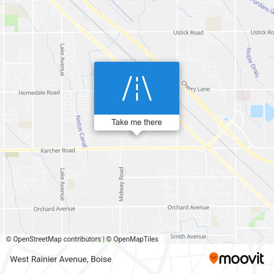 Mapa de West Rainier Avenue