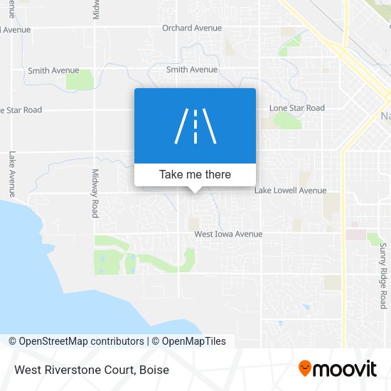 West Riverstone Court map