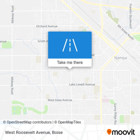 Mapa de West Roosevelt Avenue