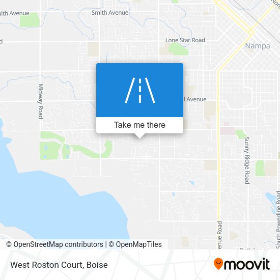 Mapa de West Roston Court