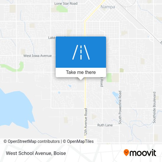 Mapa de West School Avenue