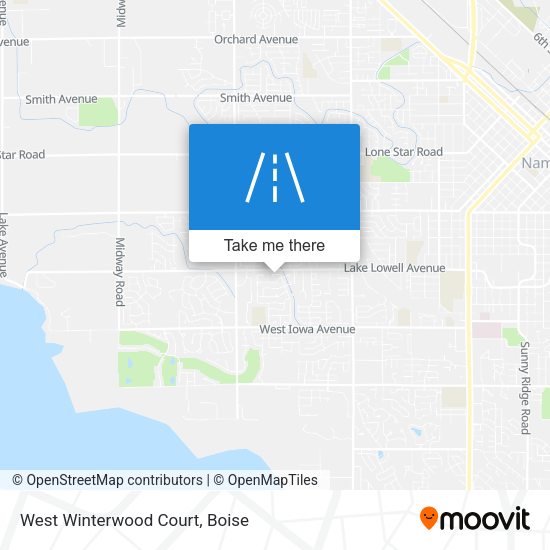 West Winterwood Court map