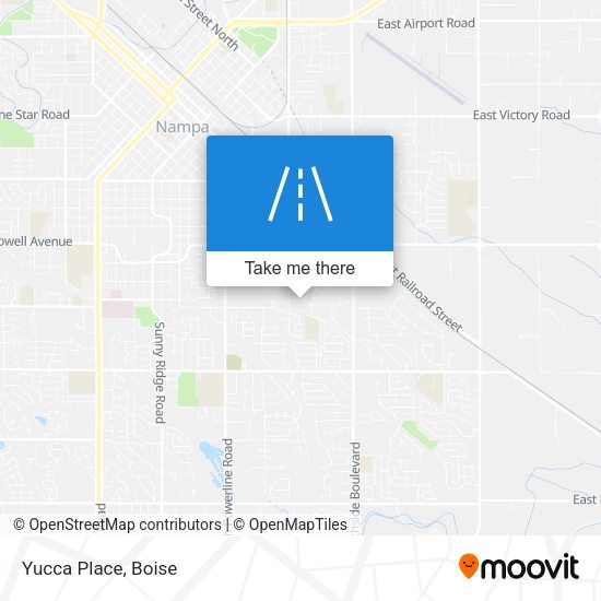 Mapa de Yucca Place