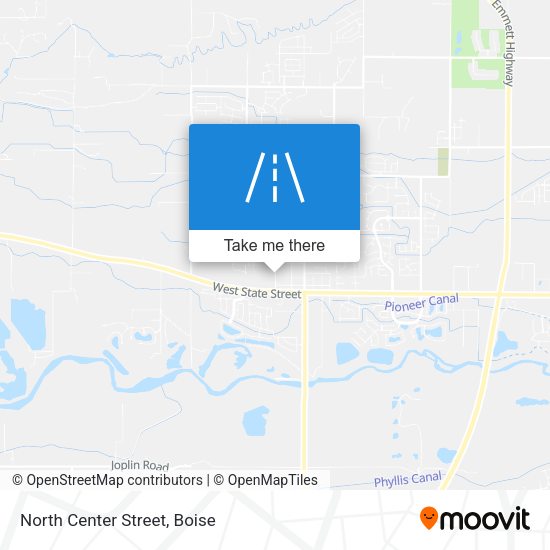 Mapa de North Center Street
