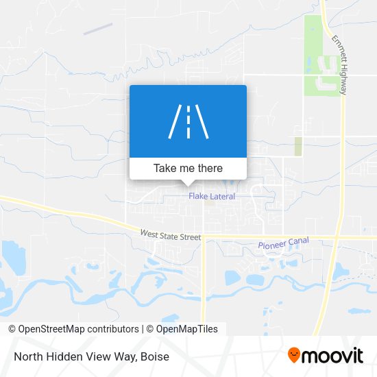 North Hidden View Way map