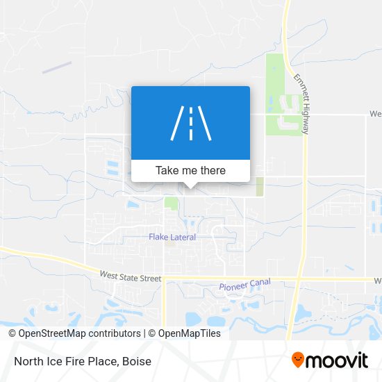 North Ice Fire Place map
