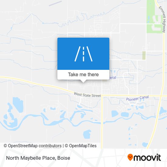 North Maybelle Place map