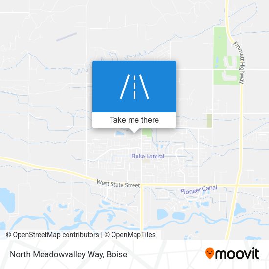 North Meadowvalley Way map