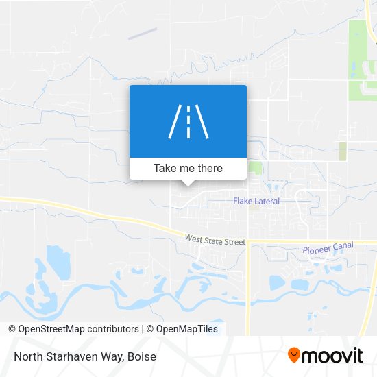 North Starhaven Way map