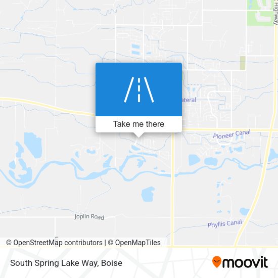 Mapa de South Spring Lake Way