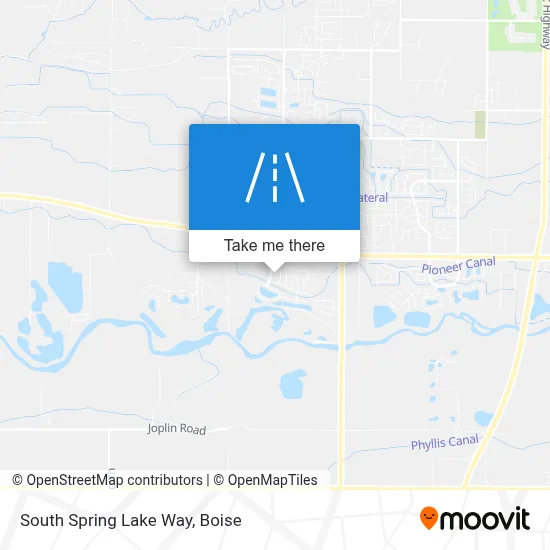 South Spring Lake Way map