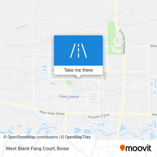 West Black Fang Court map