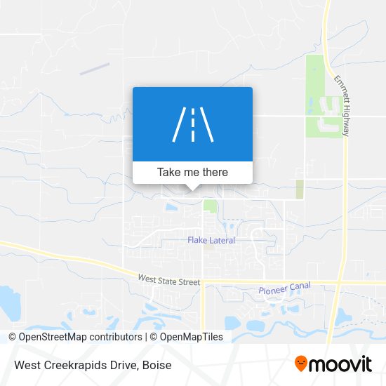 West Creekrapids Drive map