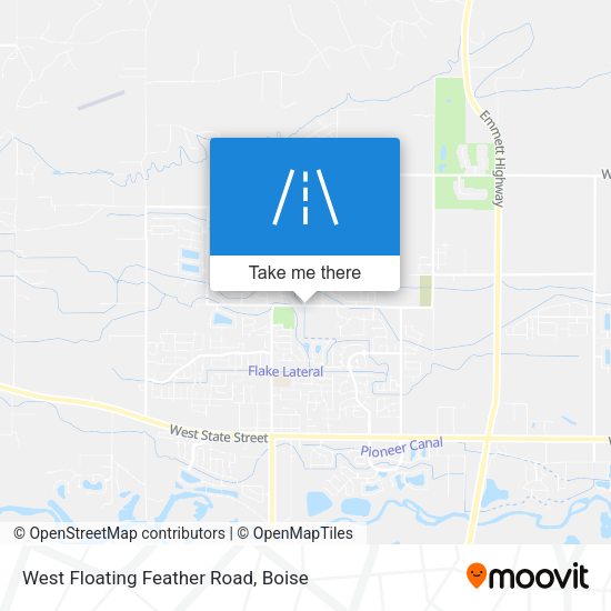 West Floating Feather Road map