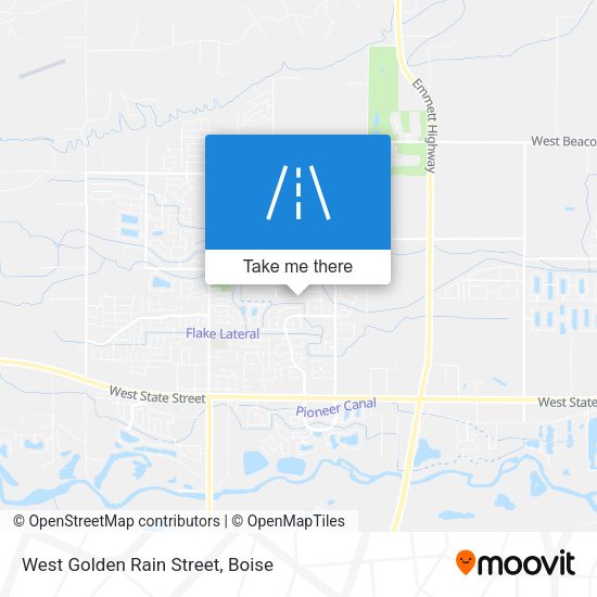 West Golden Rain Street map