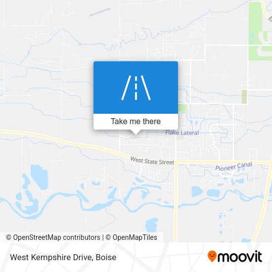 Mapa de West Kempshire Drive