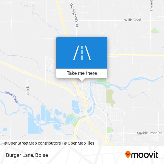 Mapa de Burger Lane