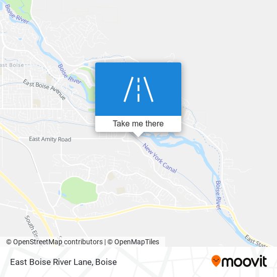 East Boise River Lane map