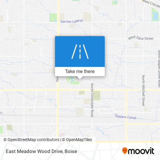 Mapa de East Meadow Wood Drive