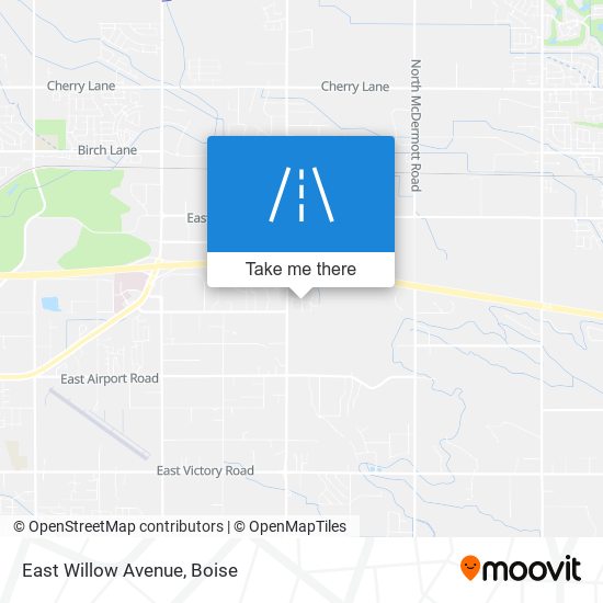 Mapa de East Willow Avenue