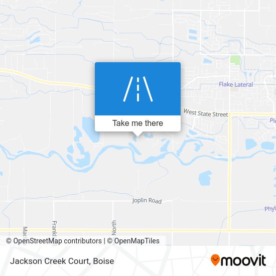 Mapa de Jackson Creek Court