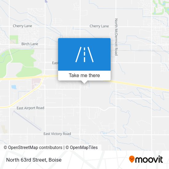Mapa de North 63rd Street