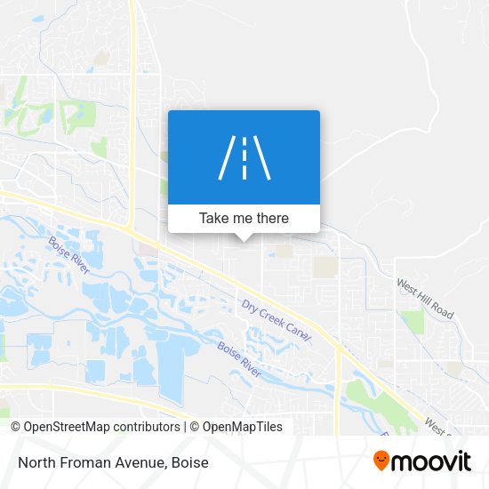 Mapa de North Froman Avenue