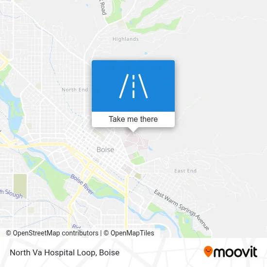 North Va Hospital Loop map