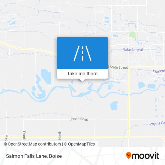 Salmon Falls Lane map