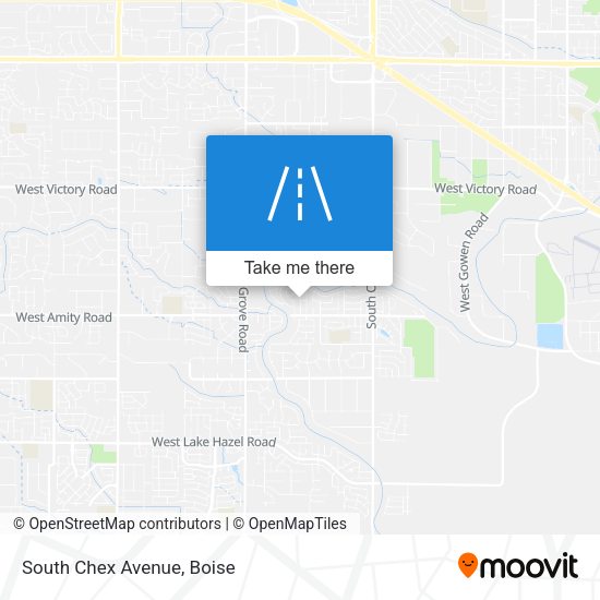 Mapa de South Chex Avenue