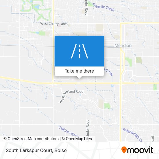 South Larkspur Court map