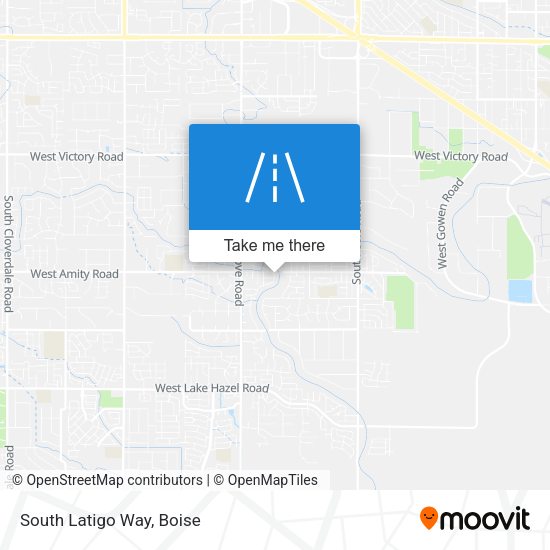 South Latigo Way map