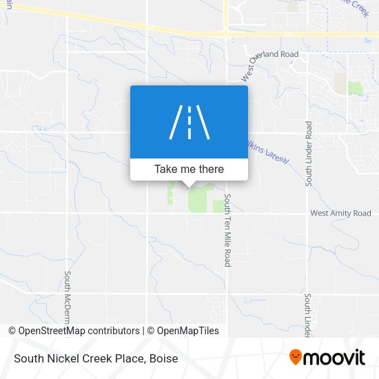 Mapa de South Nickel Creek Place