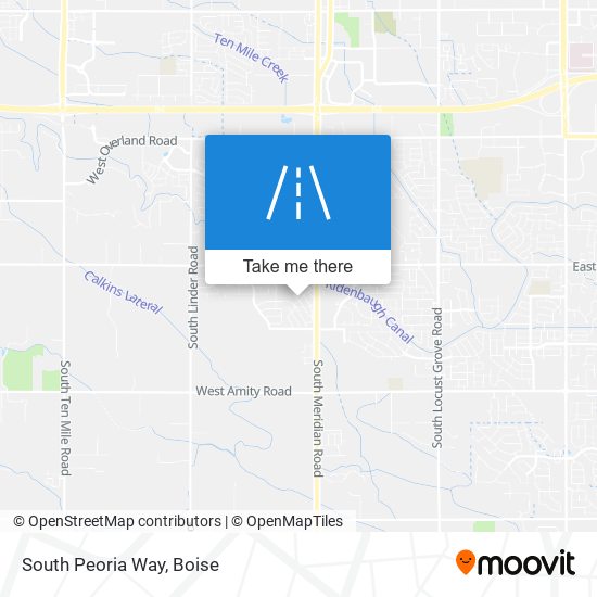 Mapa de South Peoria Way