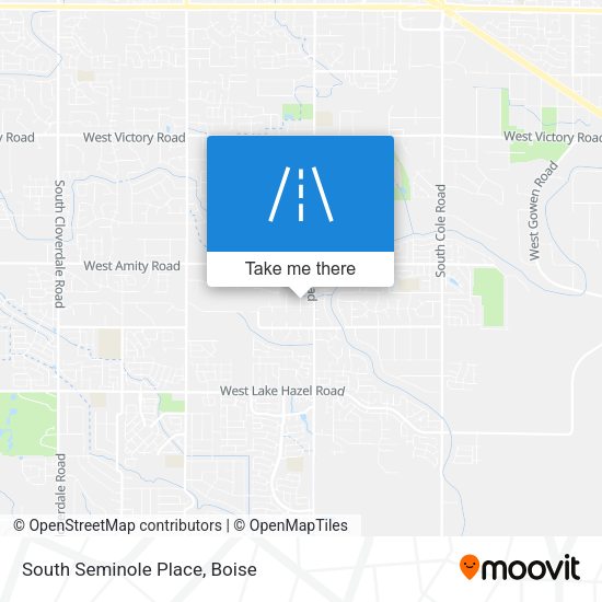 South Seminole Place map