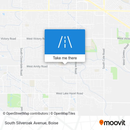 Mapa de South Silveroak Avenue