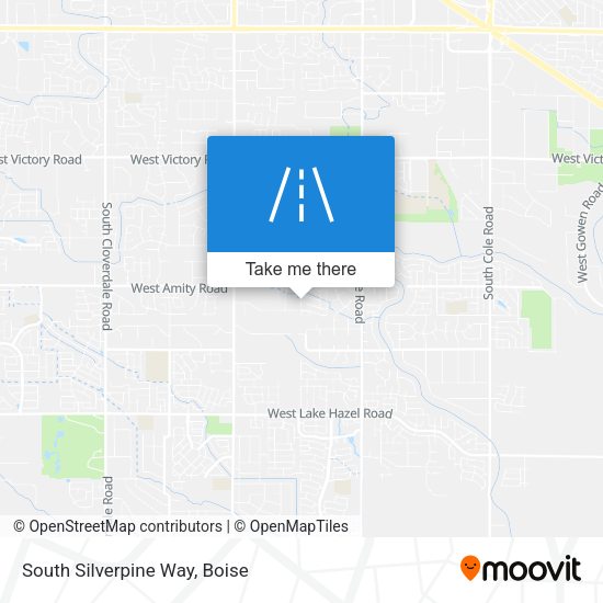 South Silverpine Way map