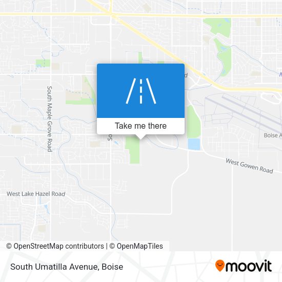 South Umatilla Avenue map