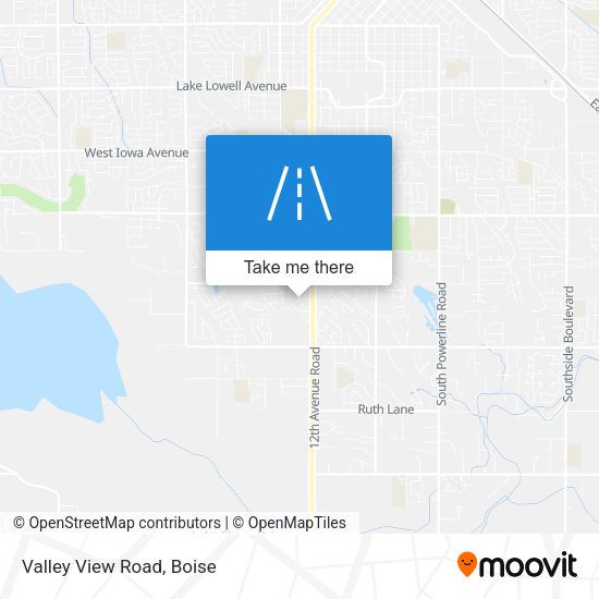 Mapa de Valley View Road