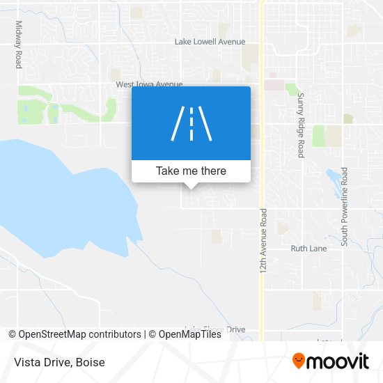 Vista Drive map