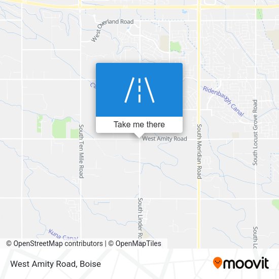 West Amity Road map