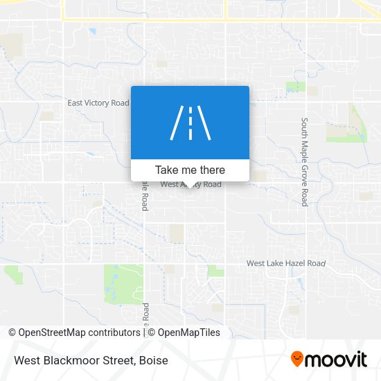 West Blackmoor Street map