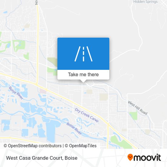 West Casa Grande Court map