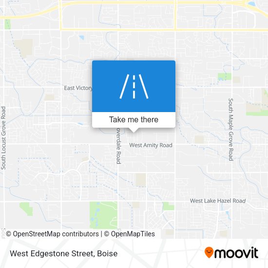 Mapa de West Edgestone Street
