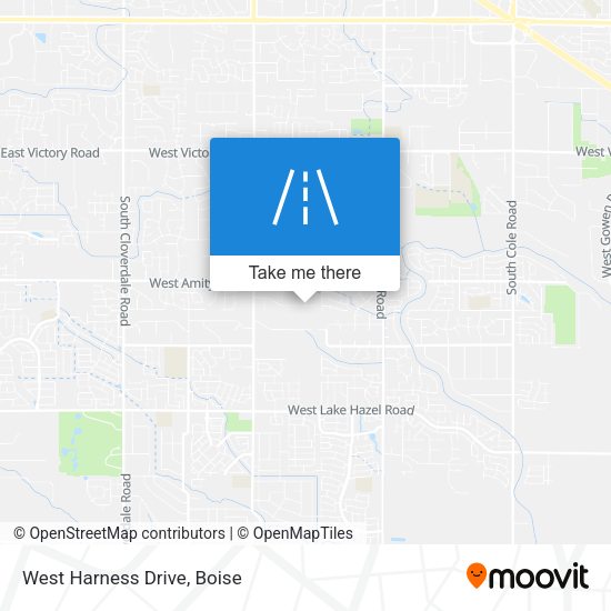 Mapa de West Harness Drive