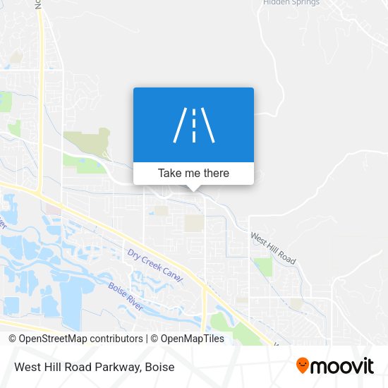 West Hill Road Parkway map